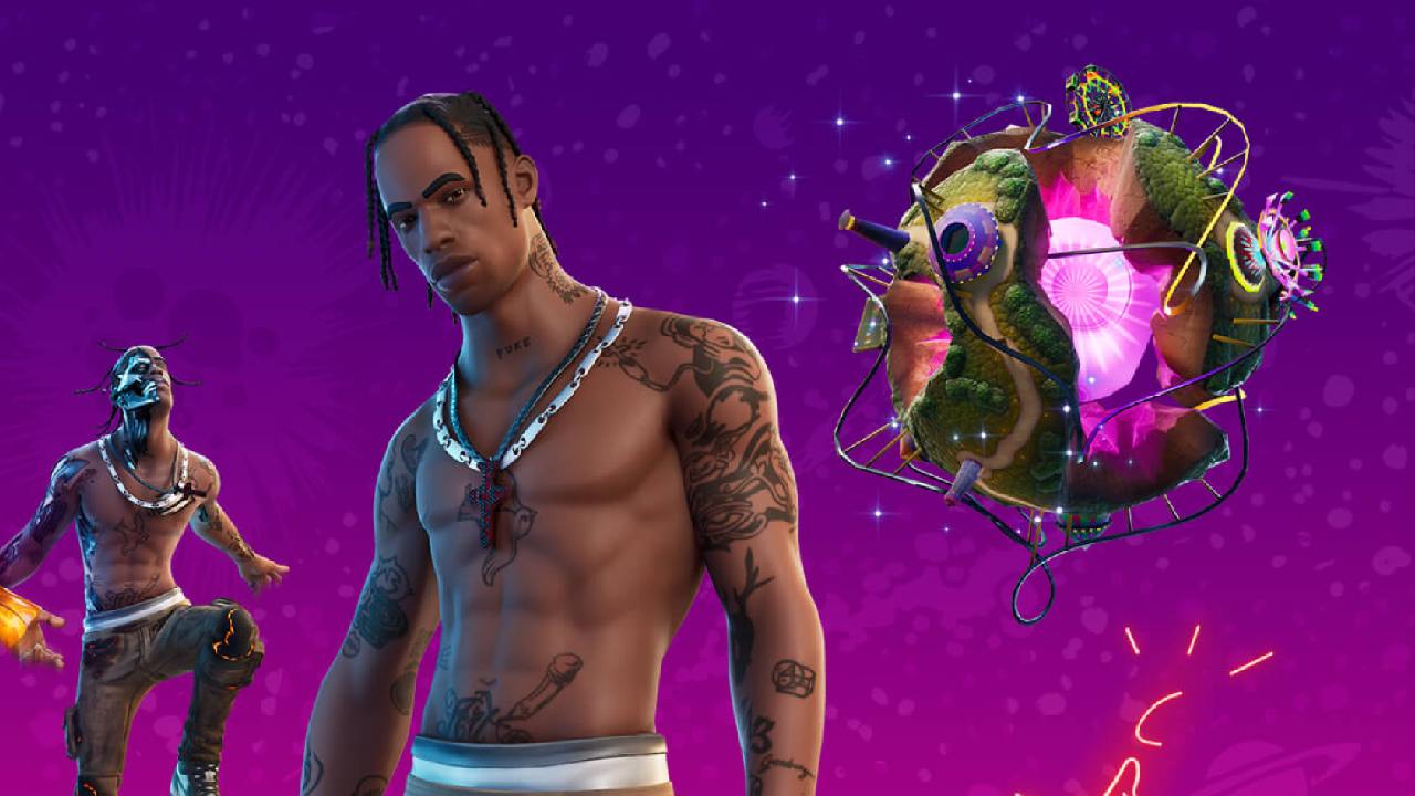 travis-scott-next-to-planet-Fortnite